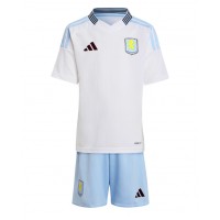 Camiseta Aston Villa Amadou Onana #24 Visitante Equipación para niños 2024-25 manga corta (+ pantalones cortos)